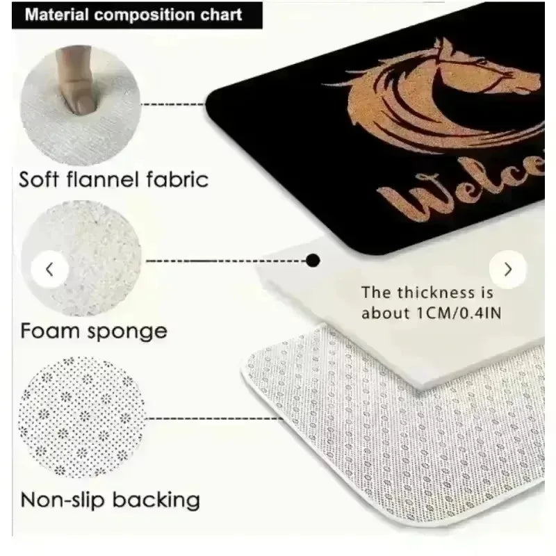 Tapis Illusion 2D Antidérapant