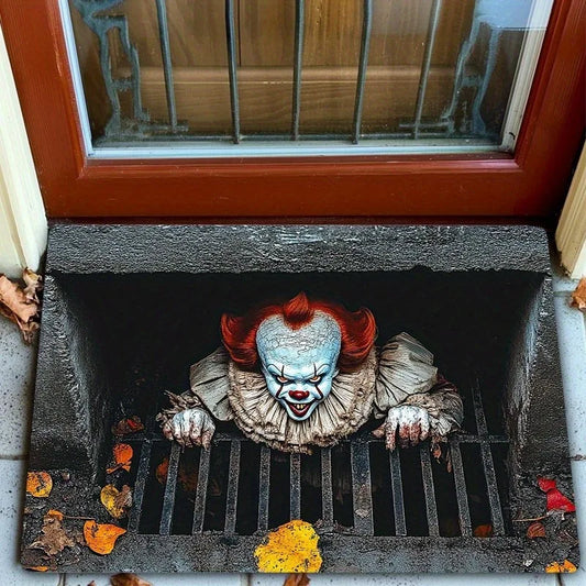 Tapis Halloween Clown Effrayant