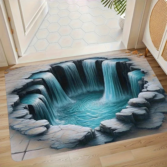 Tapis Illusion 2D Antidérapant